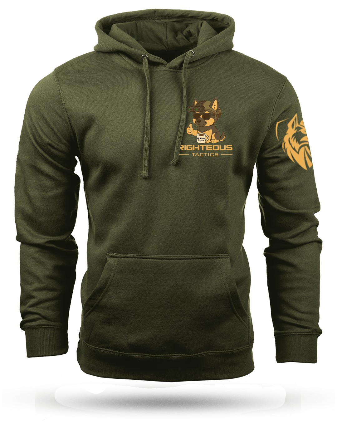 Didn't Bite Anyone Heavyweight Hoodie