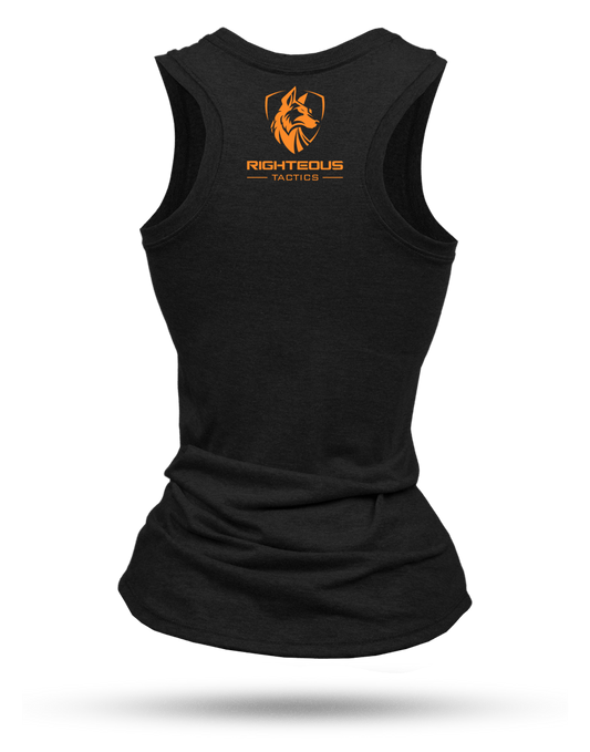 Righteous Tactics Logo (Halloween Edition) Racerback Tank