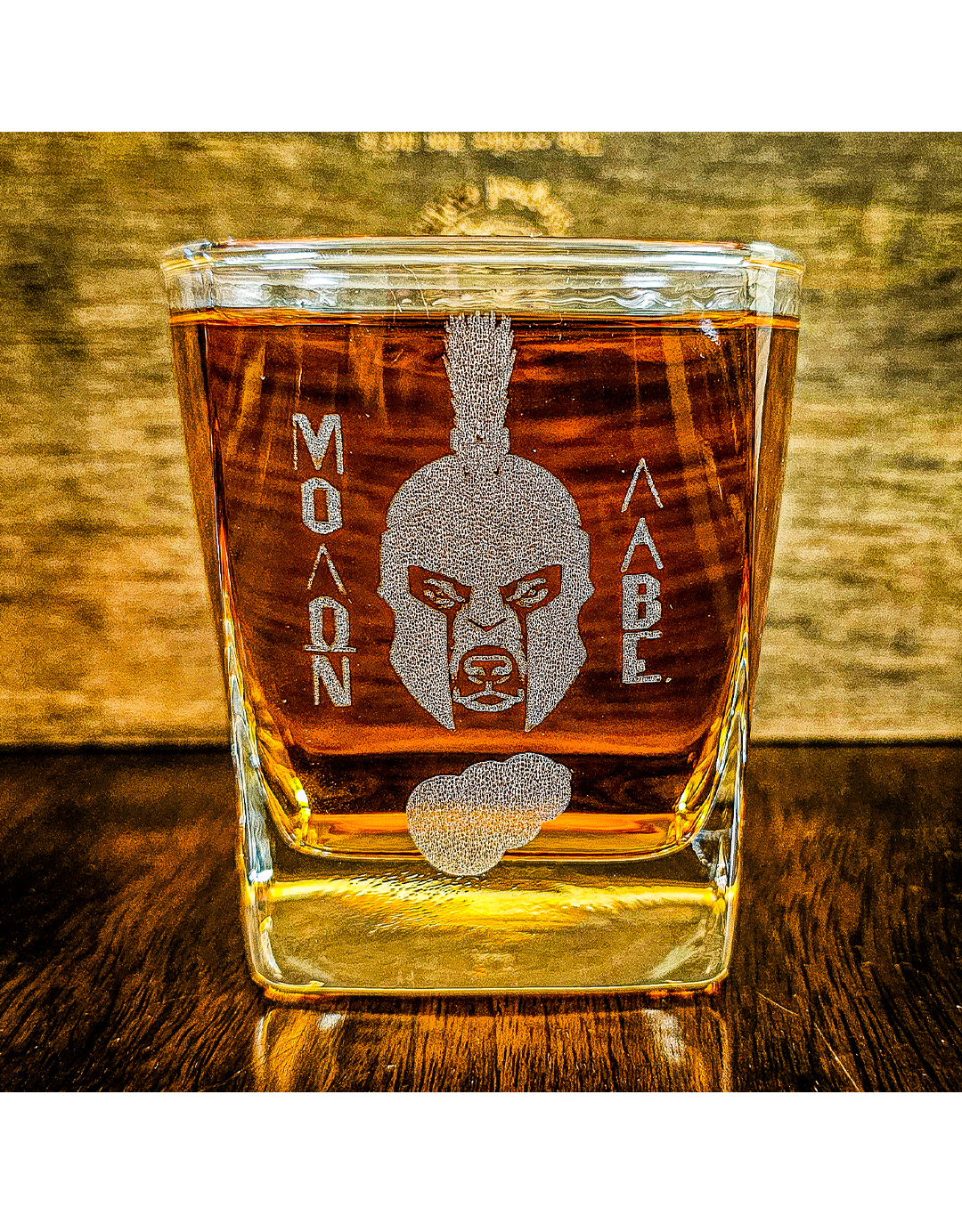 Molon Labe 10 oz Whiskey Glass (Laser Etched)