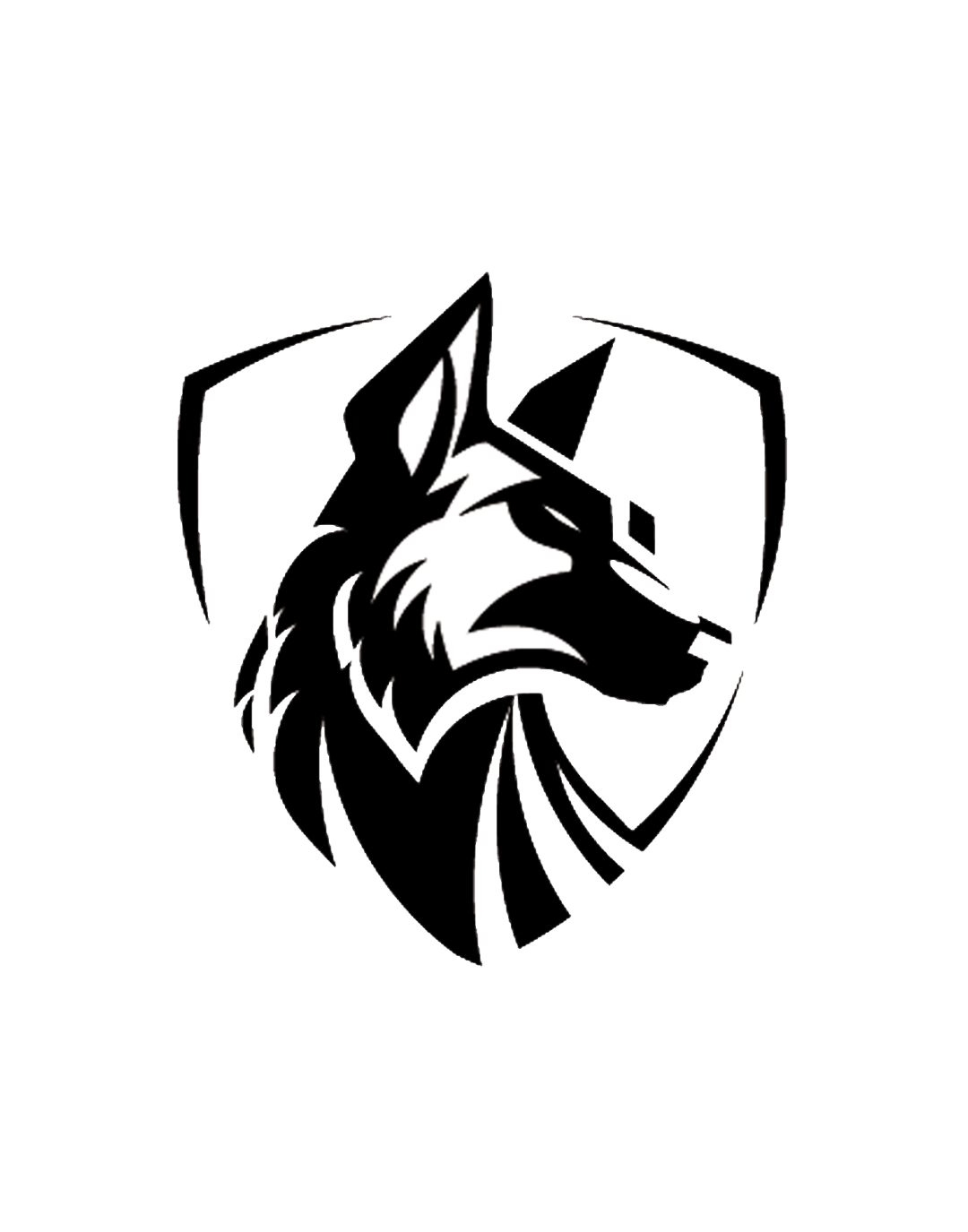 Righteous Dog Head Sticker