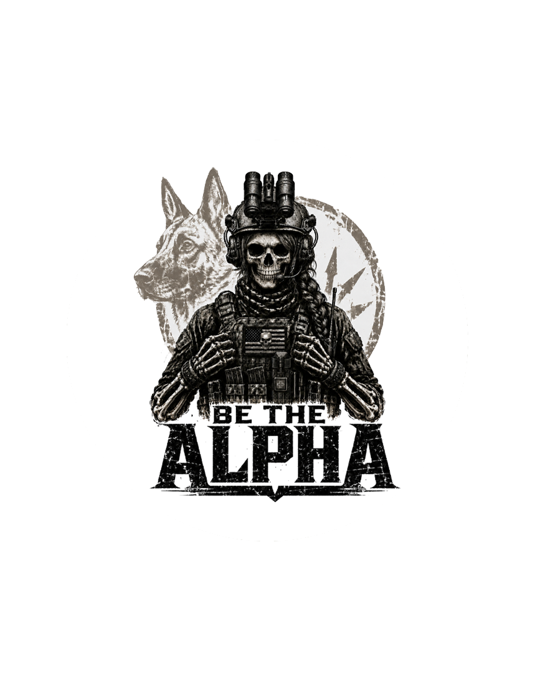 Alpha (Female) Sticker