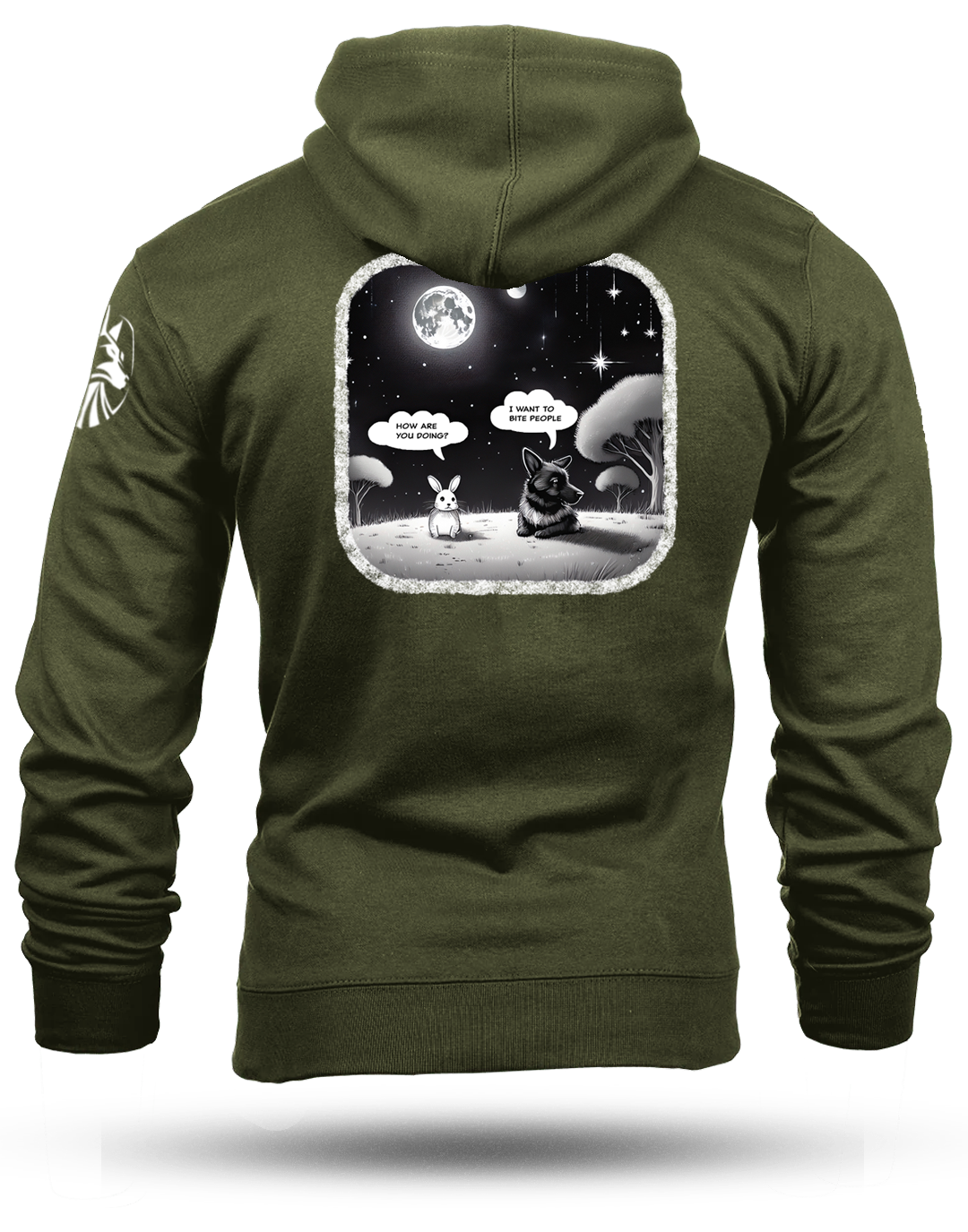 Bite Someone Heavyweight Hoodie