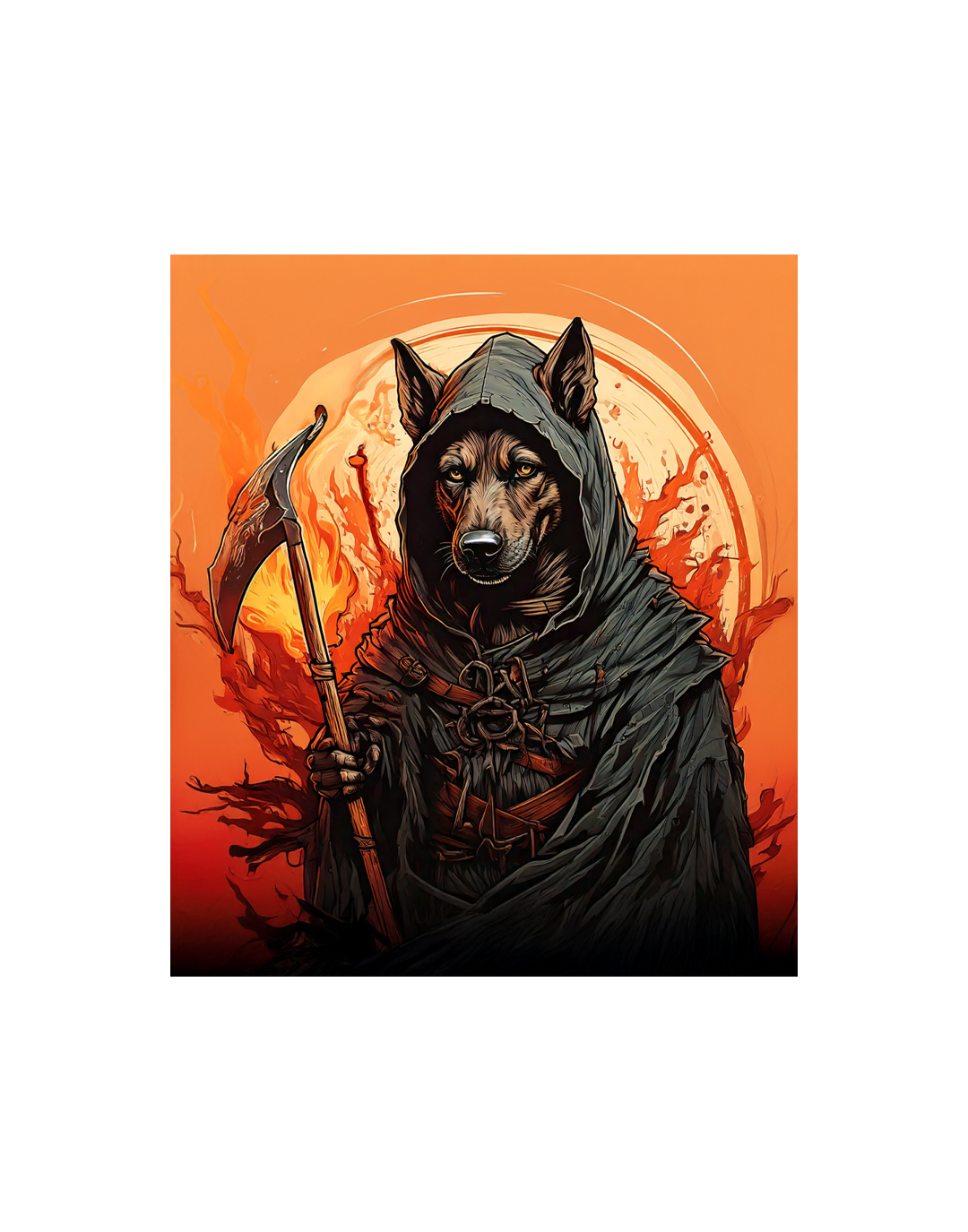 Azrael Sticker