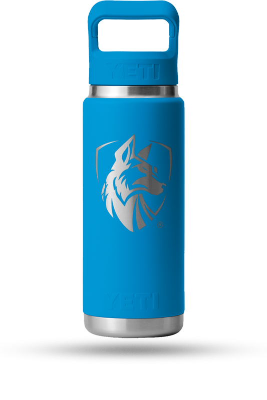 Big Wave Blue 26 oz Yeti Water Bottle