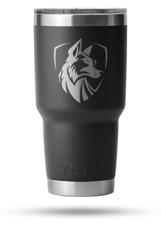 Black 30 oz Yeti Tumbler