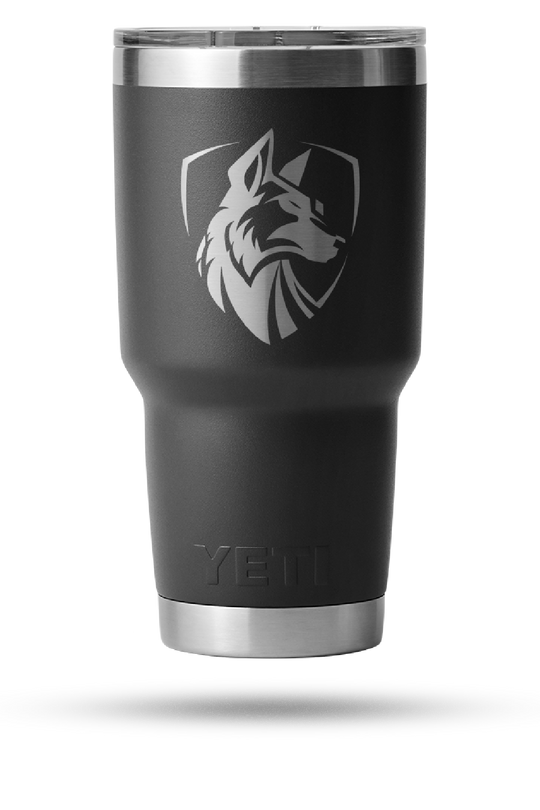 Black 30 oz Yeti Tumbler