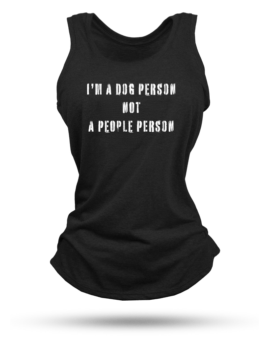 Dog Person Racerback Tank