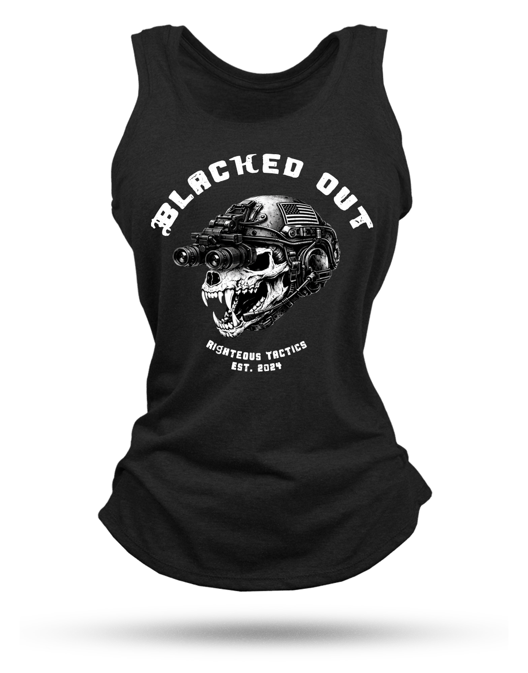 Blacked Out Racerback Tank
