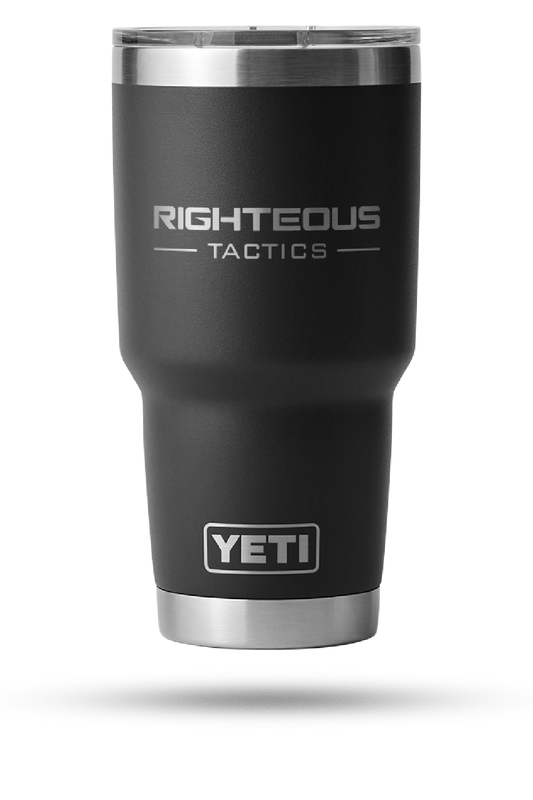 Black 30 oz Yeti Tumbler