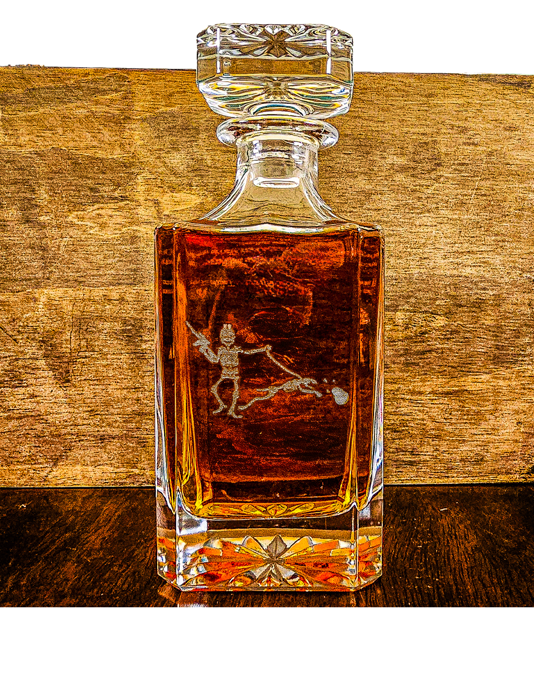 26 oz Decanter - Choose Your Design (Laser Etched)