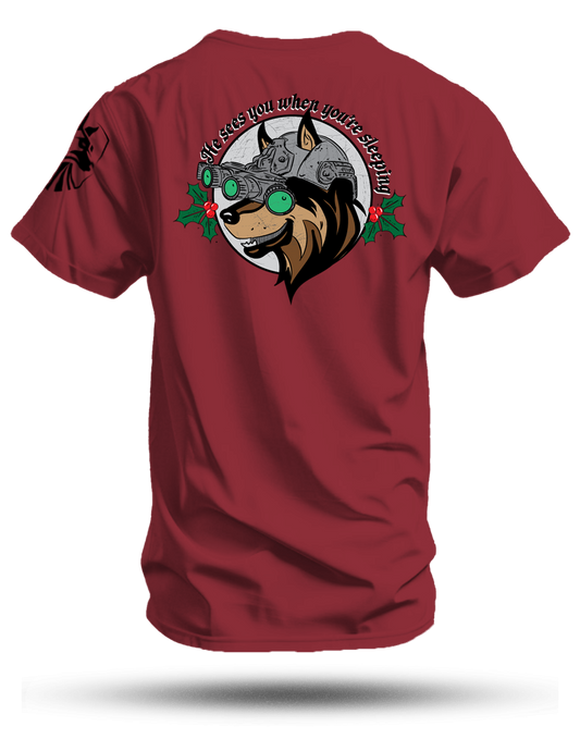 He Sees You When You're Sleeping Shirt