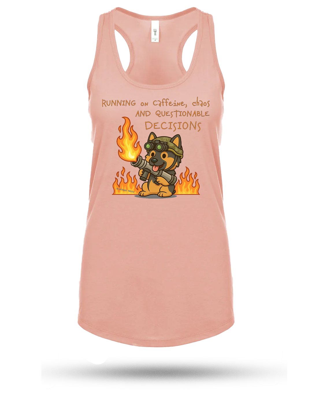 Questionable Decisions Racerback Tank