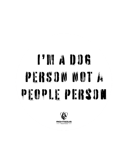 Dog Person Sticker