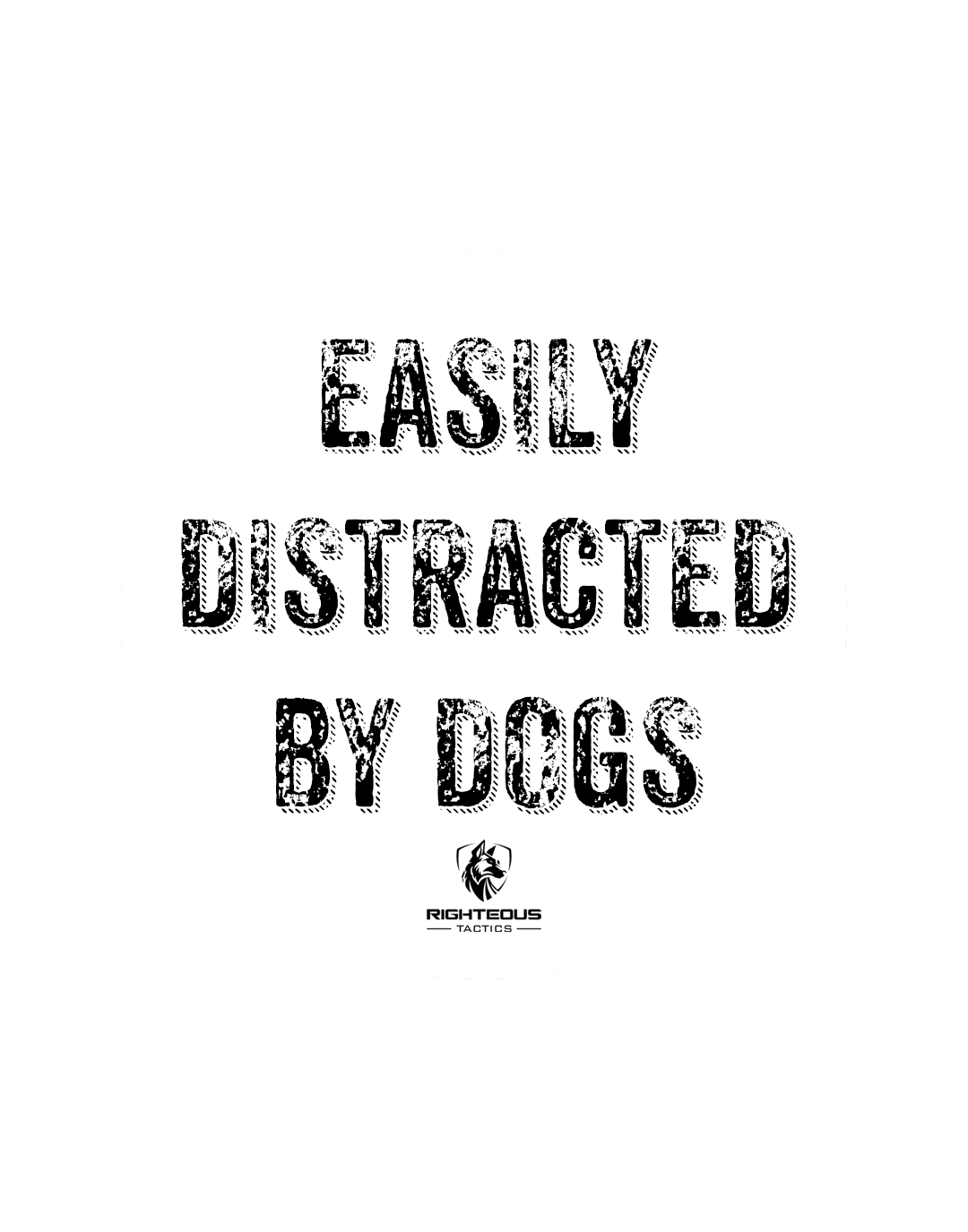 Easily Distracted Sticker