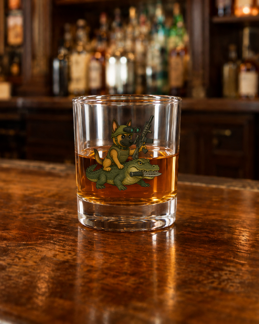 Maligator Whiskey Glass