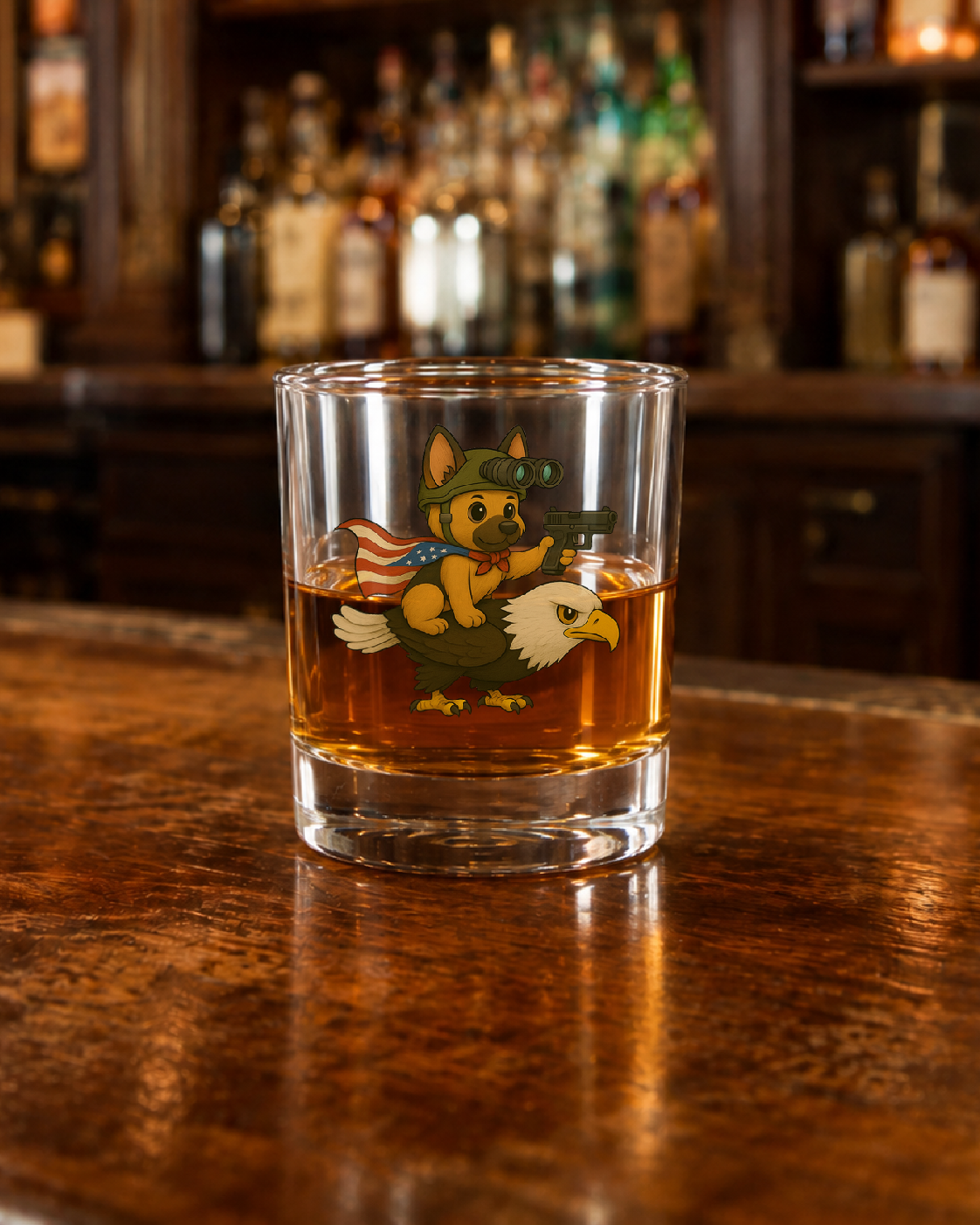Eagle Whiskey Glass