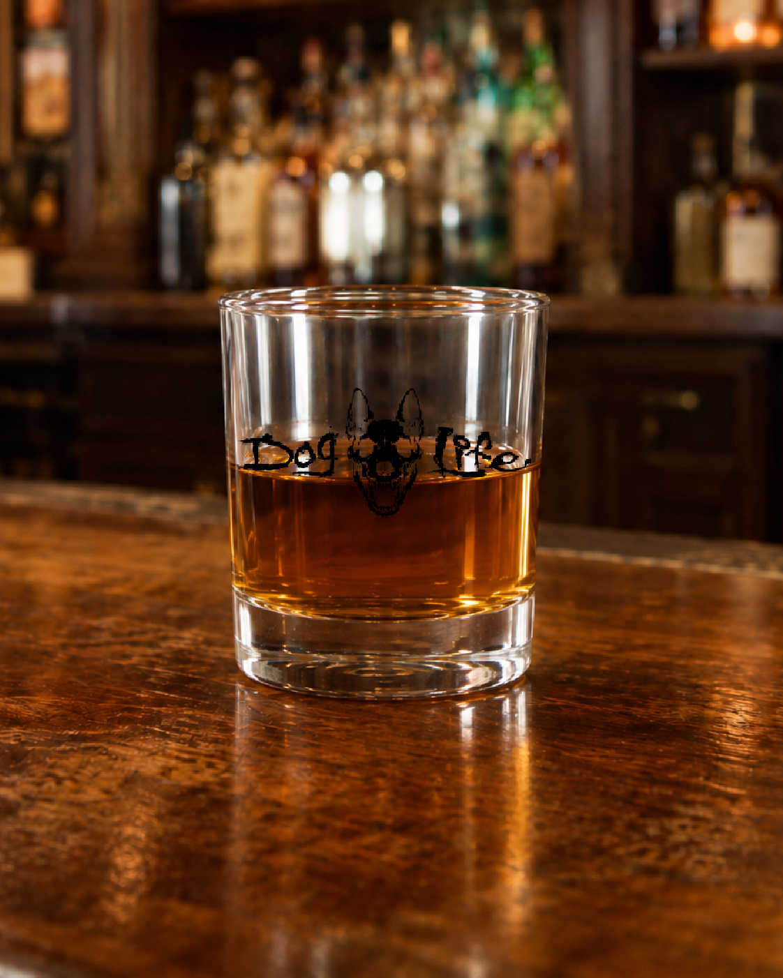 Dog Life Whiskey Glass