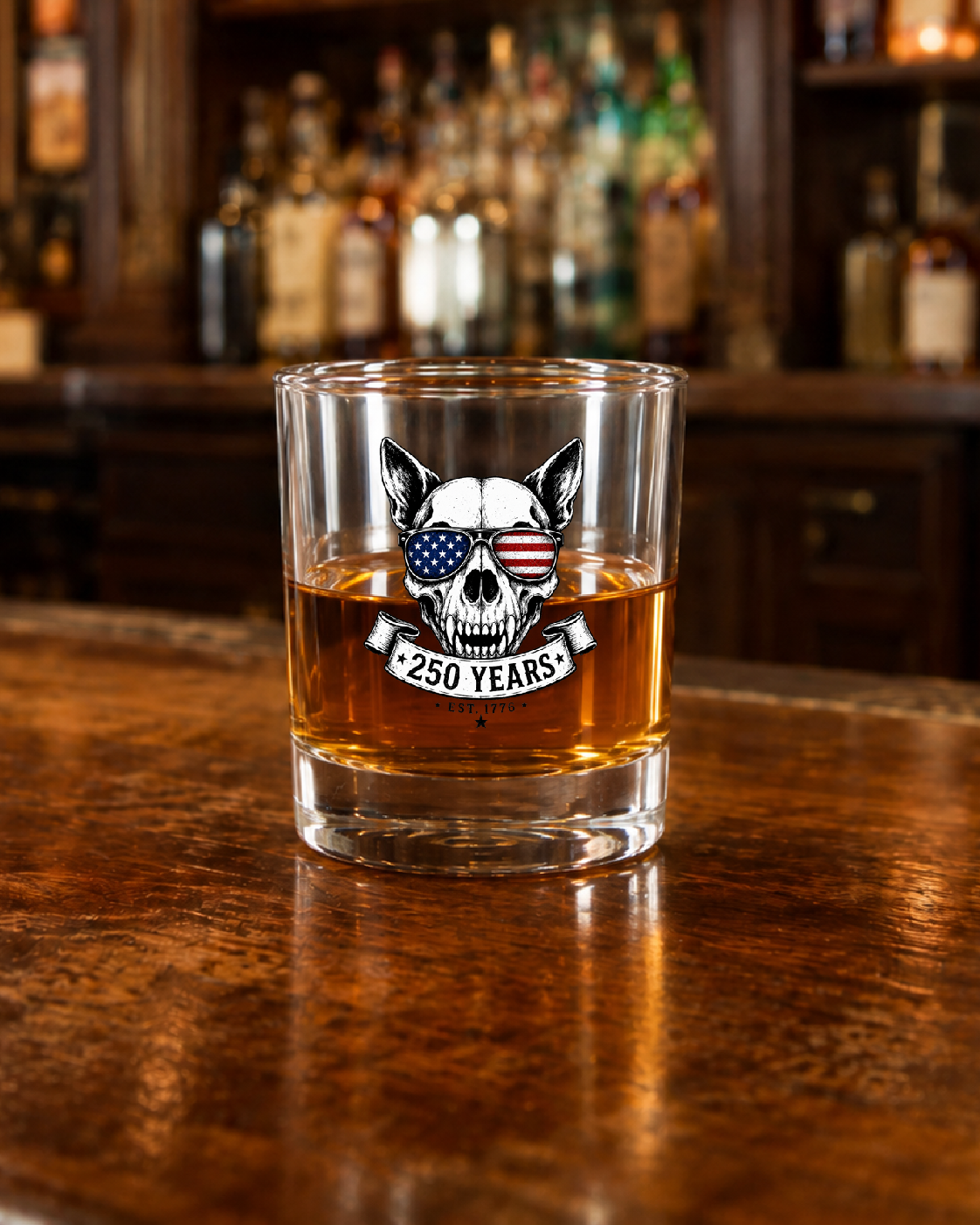 250th Whiskey Glass