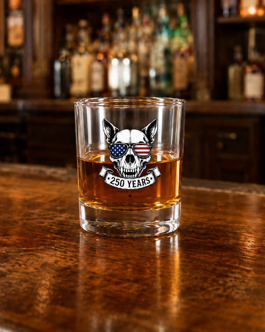 250th Whiskey Glass