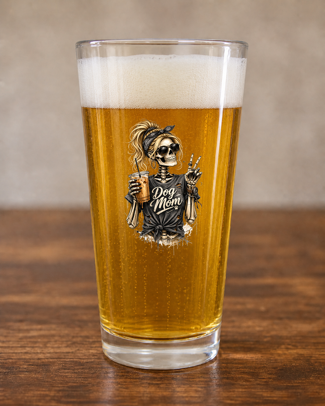 Dog Mom Pint Glass