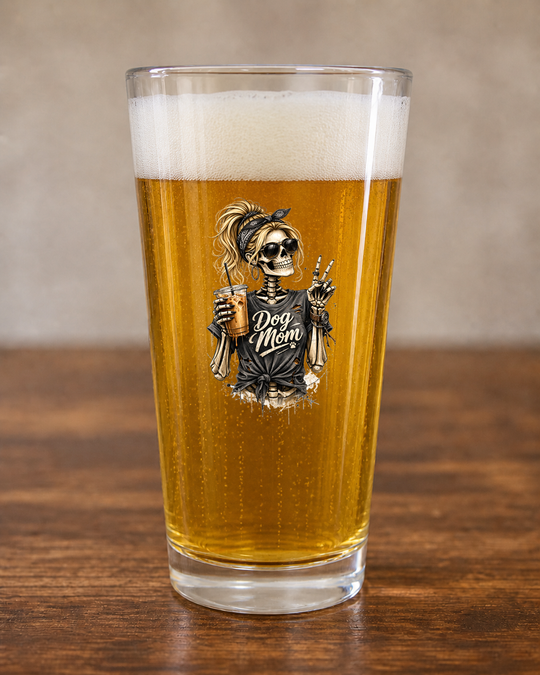 Dog Mom Pint Glass