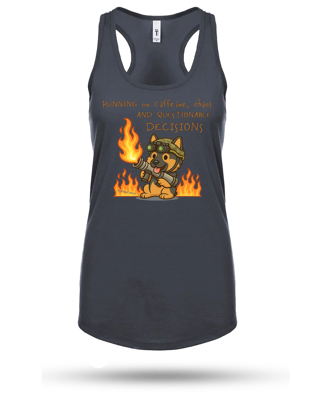 Questionable Decisions Racerback Tank