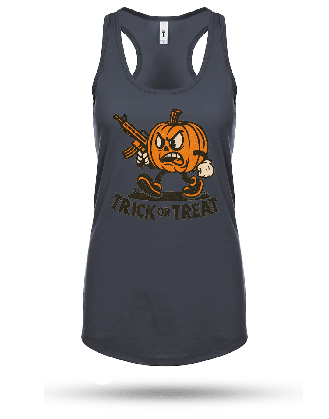 Pumpkin Head Racerback Tank