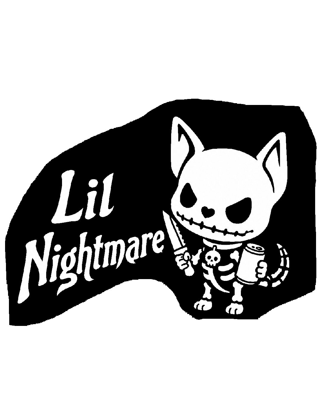 Lil' Nightmare Sticker