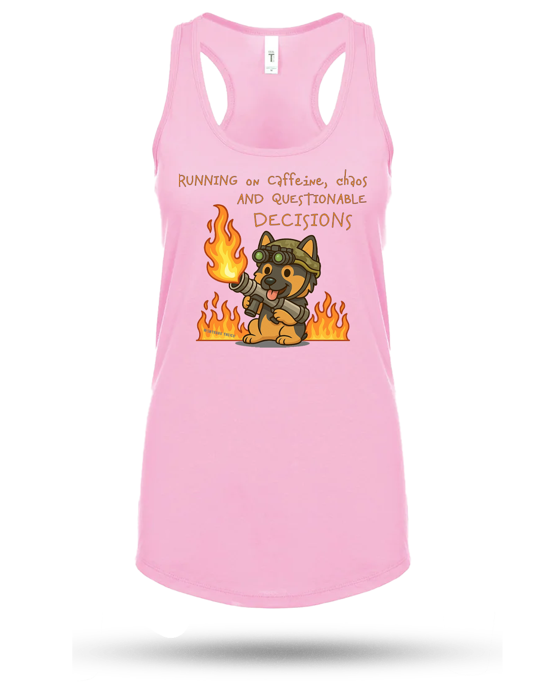 Questionable Decisions Racerback Tank