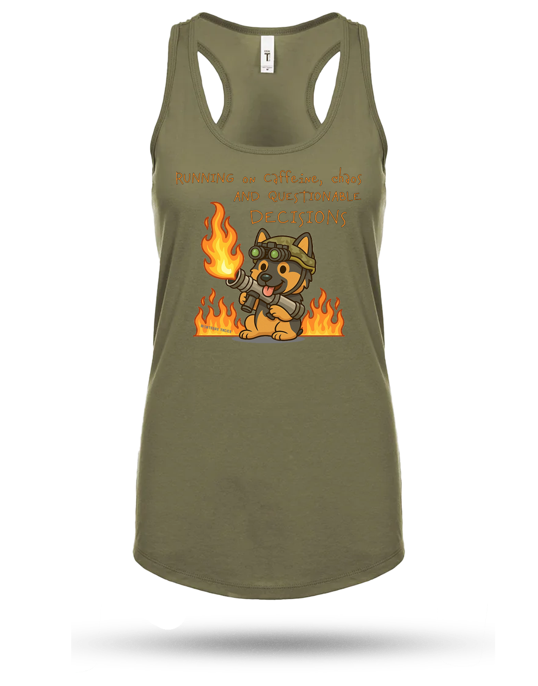 Questionable Decisions Racerback Tank
