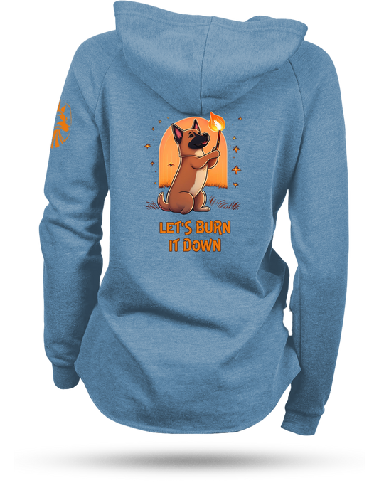 Burn It Down Women's Hoodie
