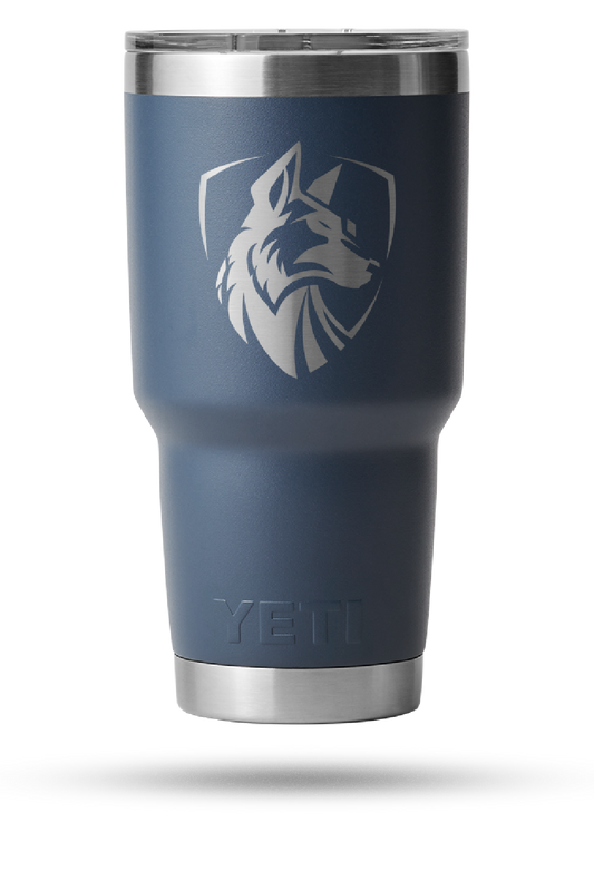 Navy 30 oz Yeti Tumbler