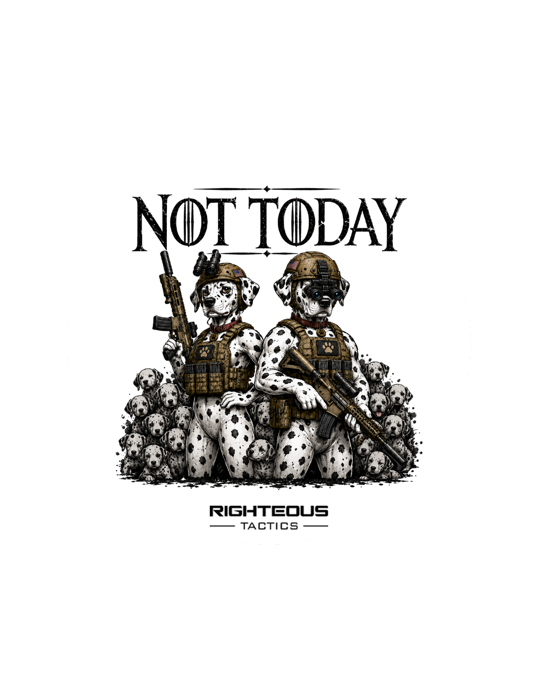 Not Today Sticker