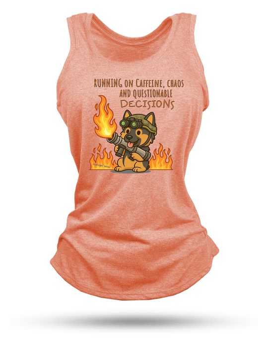 Questionable Decisions Racerback Tank