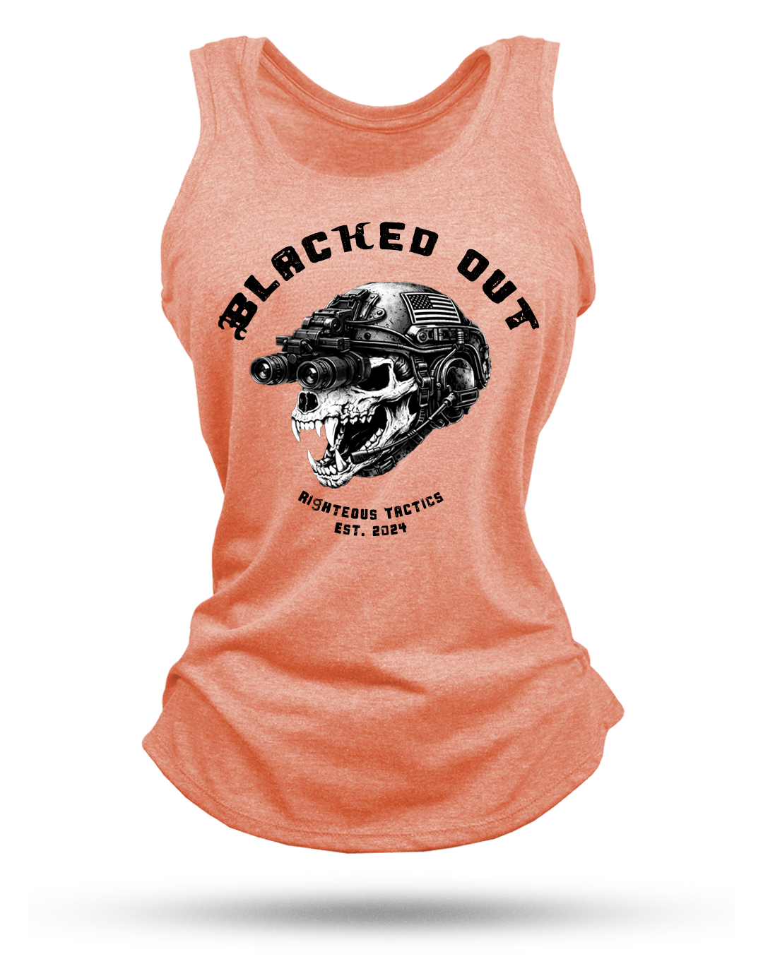 Blacked Out Racerback Tank