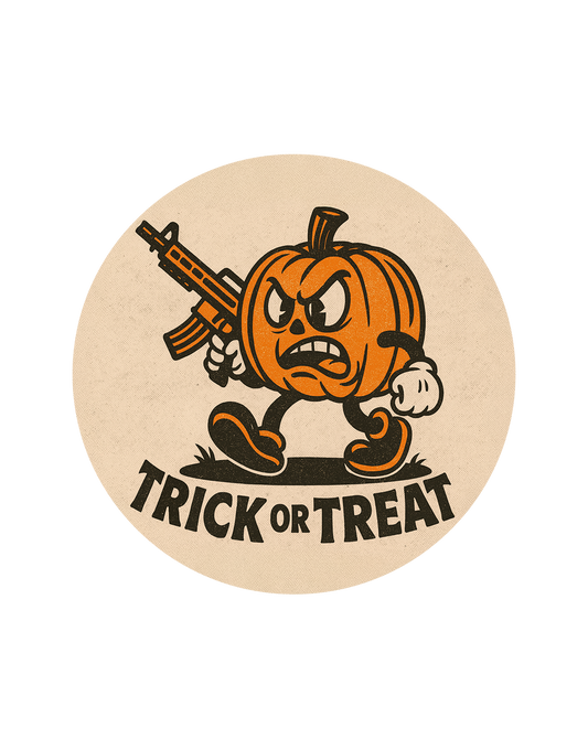 Pumpkin Head Sticker