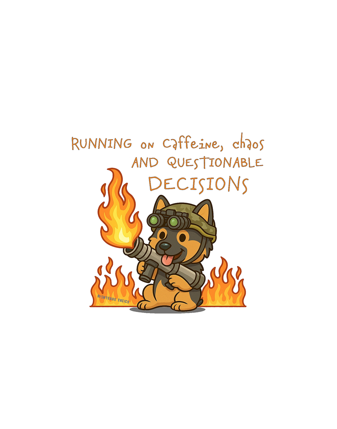 Questionable Decisions Sticker – Righteous Tactics