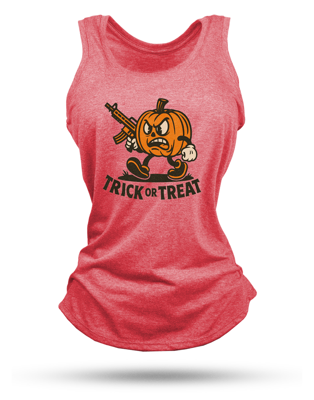 Pumpkin Head Racerback Tank