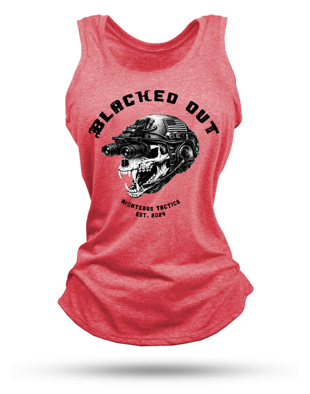 Blacked Out Racerback Tank