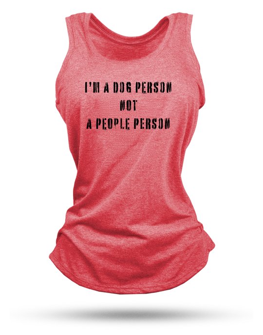 Dog Person Racerback Tank