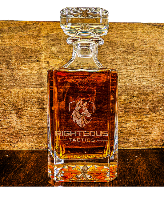 26 oz Decanter - Choose Your Design (Laser Etched)