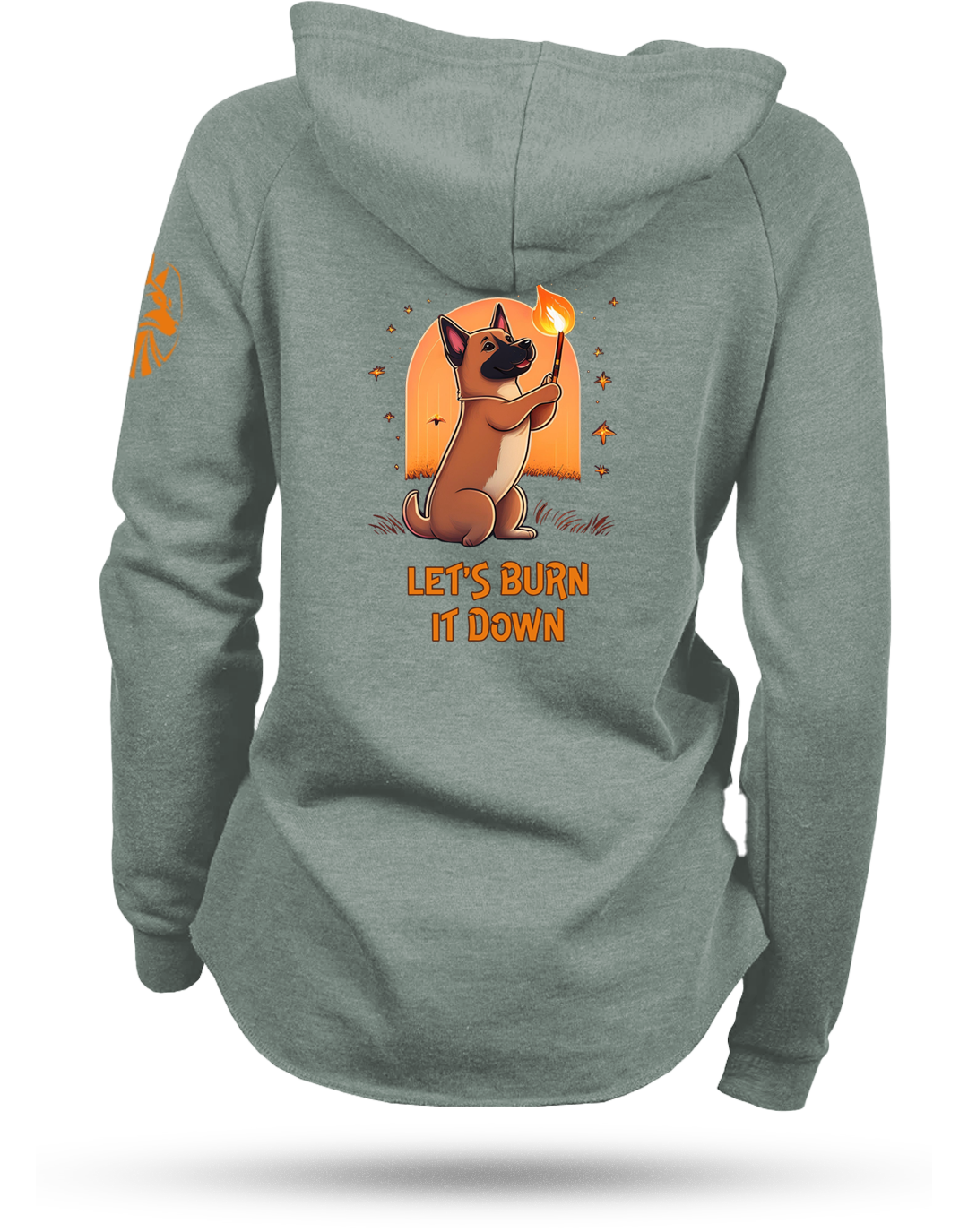 Burn It Down Women's Hoodie
