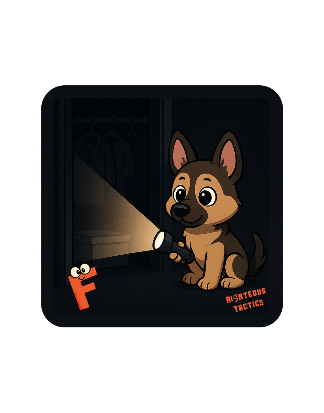 Seraching Sticker Searching for an F Sticker – Righteous Tactics
