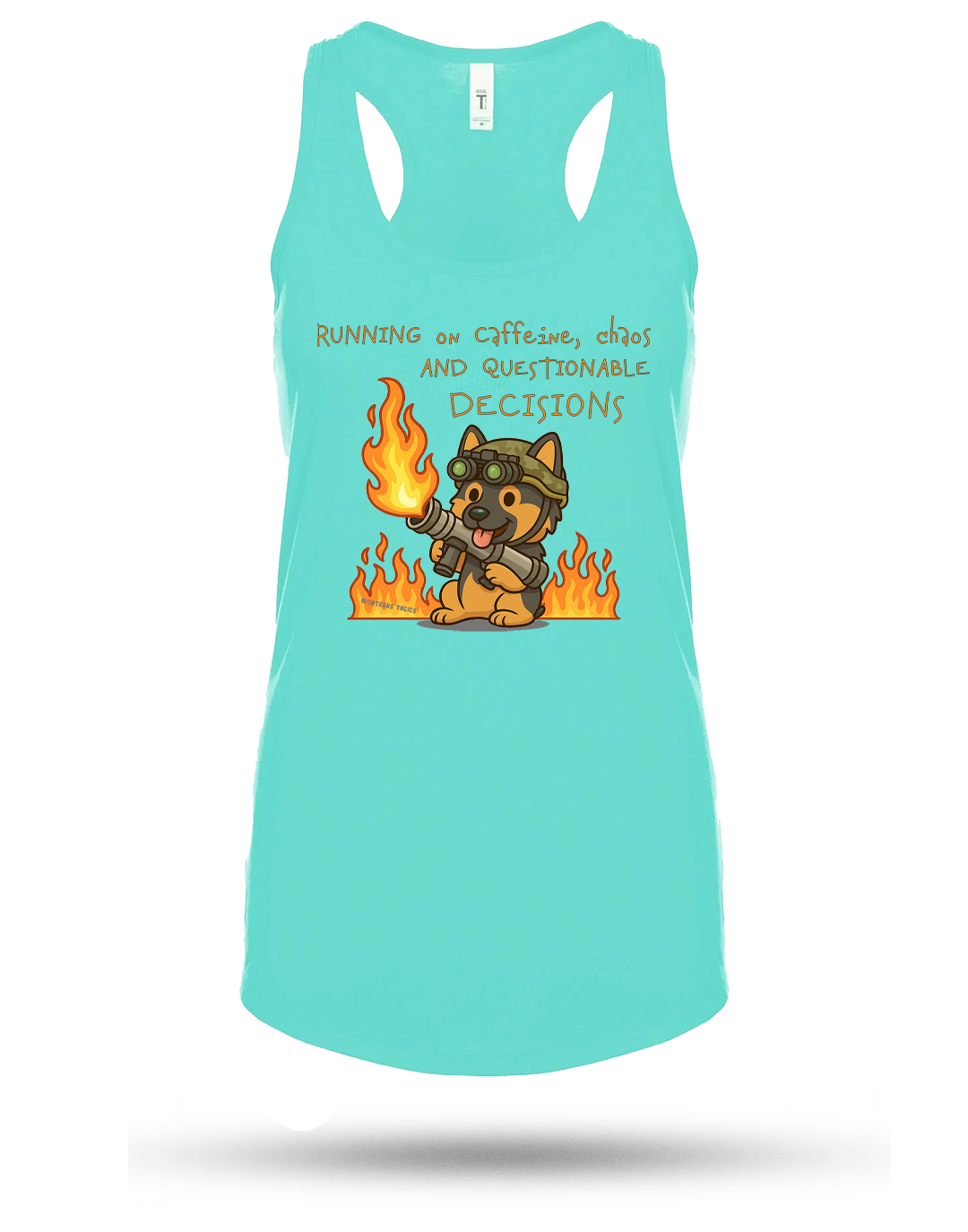 Questionable Decisions Racerback Tank