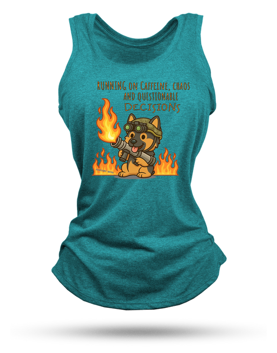 Questionable Decisions Racerback Tank
