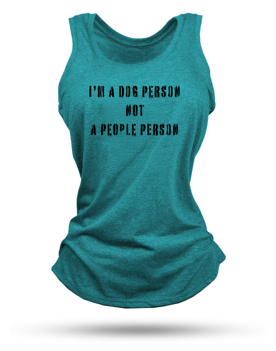 Dog Person Racerback Tank