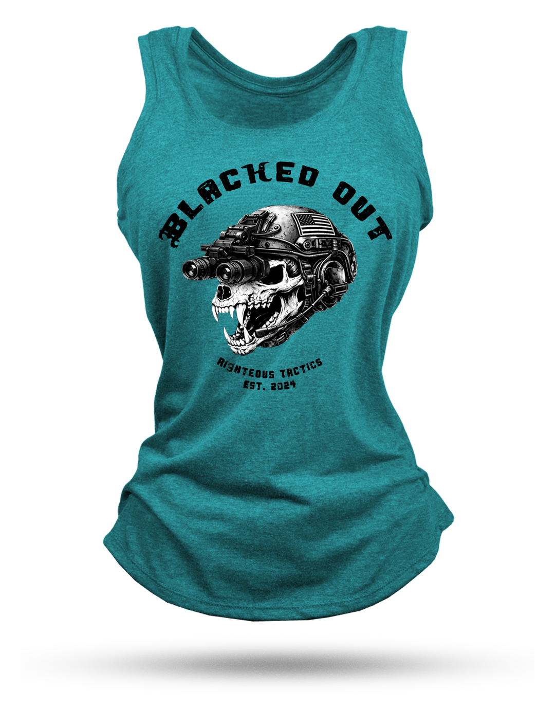 Blacked Out Racerback Tank