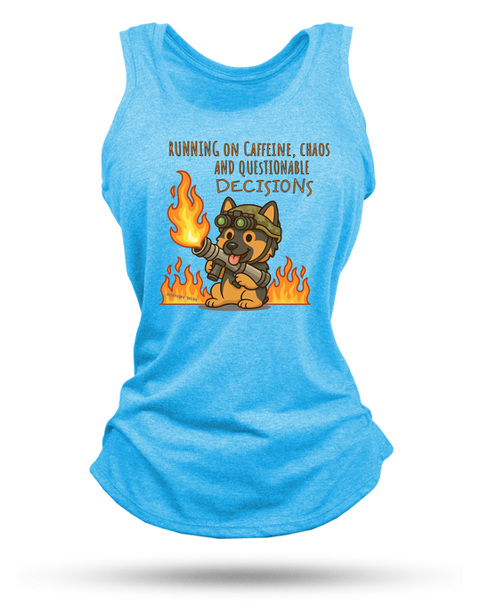 Questionable Decisions Racerback Tank