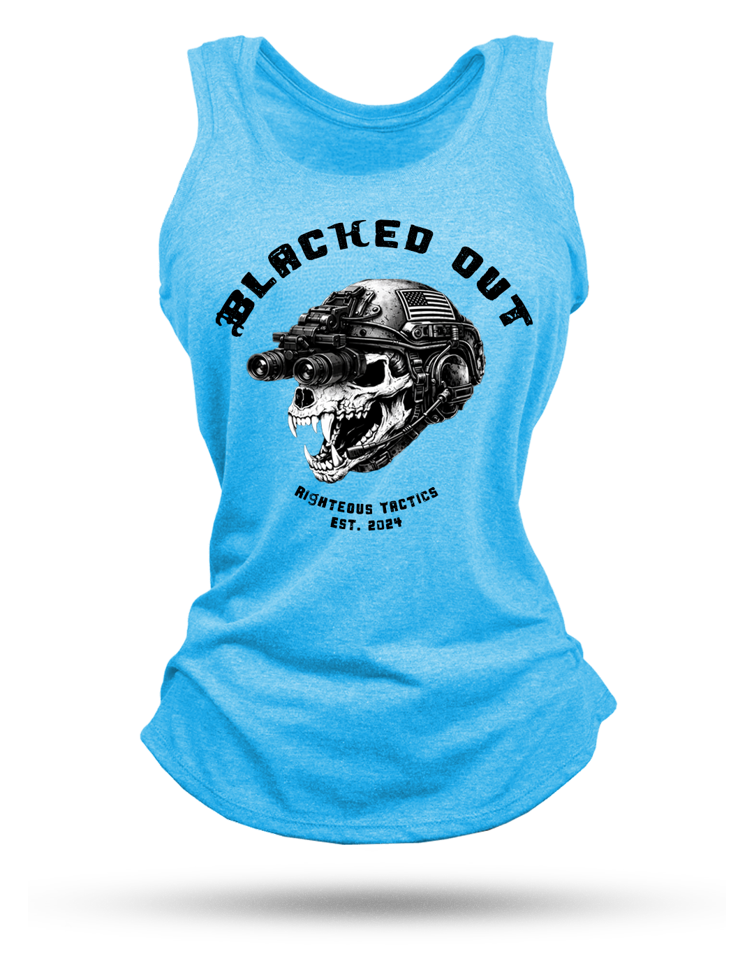Blacked Out Racerback Tank