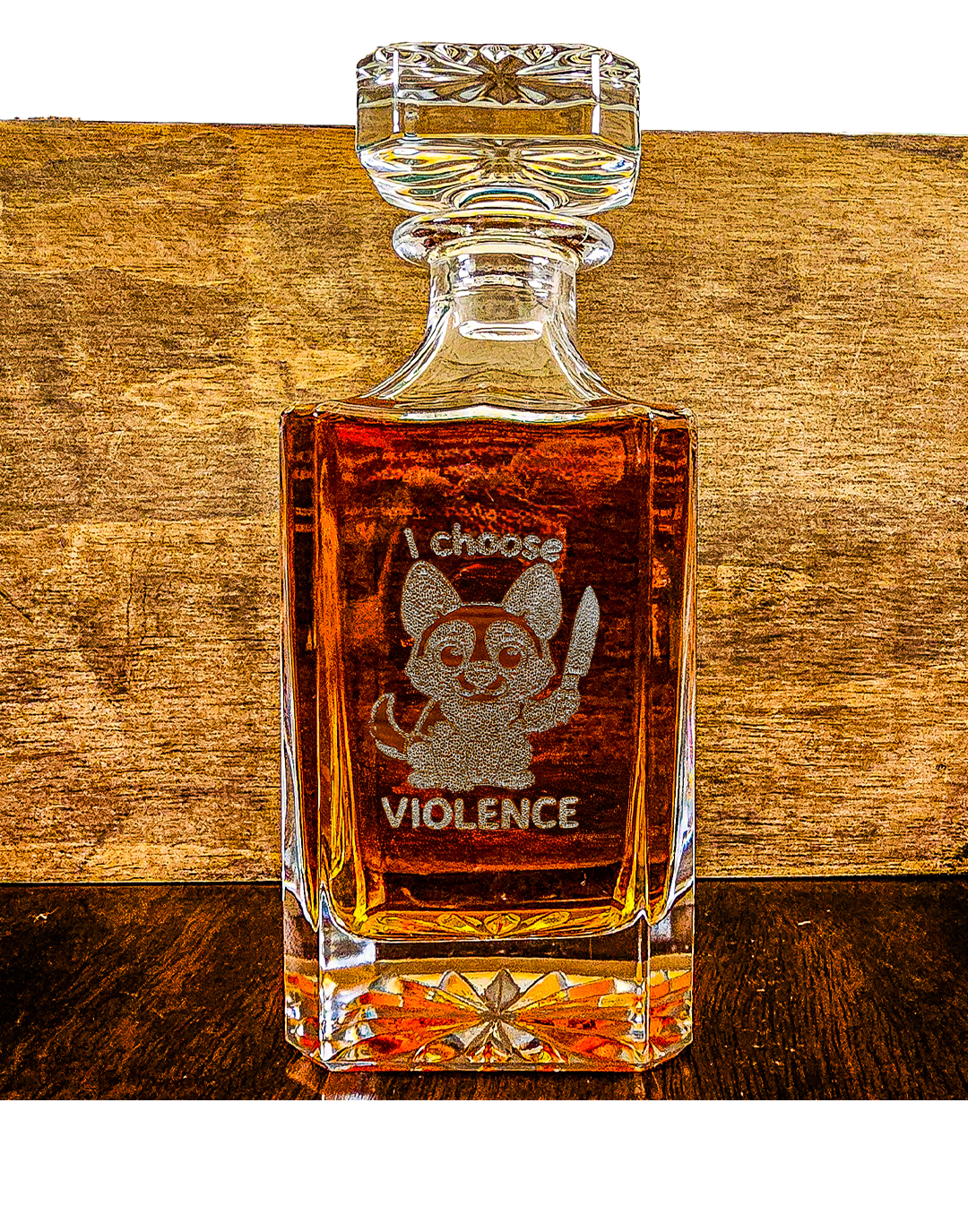 26 oz Decanter - Choose Your Design (Laser Etched)